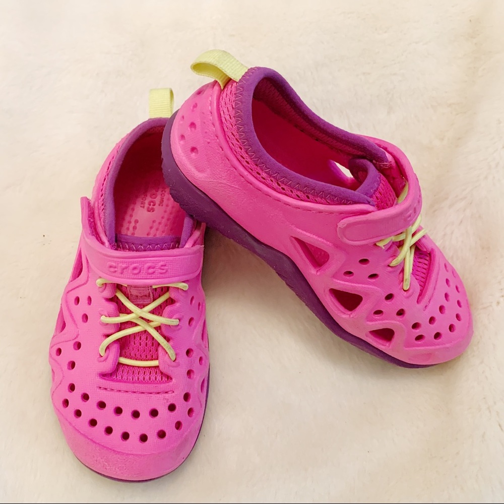 CROCS swiftwater play shoes pink 11